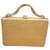 Rodo borsa paglia e pelle Beige Giallo