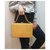Rodo borsa paglia e pelle Beige Giallo - vista 13
