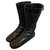 Cambon Chanel Botas Negro Cuero