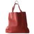Double sens Hermès bolsa de significado forrada 45 em couro vermelho  ref.262190