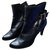 Louis Vuitton Ankle Boots Dark brown Leather  ref.262245