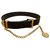Chanel Belts Black Gold hardware Leather  ref.262264