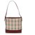 Burberry Brown House Check Canvas Shoulder Bag Multiple colors Beige Leather Cloth Pony-style calfskin Cloth  ref.262480