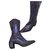 Guess boots Cuir Violet  ref.262597