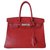 Hermès HERMES BIRKIN BAG 30 Ostrich Red Leather  ref.262642