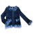 Chanel chaqueta de alpaca / cachemira Gris antracita  ref.262837
