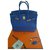 Hermès HERMES BIRKIN Tasche Blau Leder  ref.262900