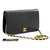 CHANEL Full Flap Chain Shoulder Bag Clutch Black Quilted Lambskin Leather  ref.262904