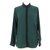 Sandro Shirt Dark green Silk  ref.262970