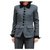 vintage Christian Dior jacket 38 Grey Wool  ref.263010