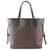 Louis Vuitton Neo Neverfull MM Damier Ebene Canvas Brown Leather  ref.263239
