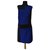 Cynthia Rowley Robes Polyester Elasthane Noir Bleu  ref.263288
