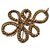 Yves Saint Laurent Pingente / broche. Dourado Metal  ref.263302