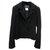 Chanel Jackets Black Wool  ref.263304