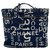 Bolsa Chanel Blue 2002-2003 Azul Algodão  ref.263473