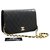 CHANEL Full Flap Chain Shoulder Bag Clutch Black Quilted Lambskin Leather  ref.263500