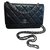 Wallet On Chain Chanel Preto Couro  ref.263712