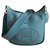 Evelyne Hermès Hermes Turquoise Leather  ref.263713