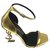 Saint Laurent opym sandals  85MM Golden Leather  ref.263899
