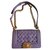 Chanel Purple Boy Mini bag Lavender Leather  ref.263941