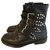 Saint Laurent boots Cuir Noir  ref.264180