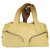 Krizia yellow leather shoulder bag  ref.264283