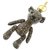 Burberry Brown Thomas Bear Charm Key Chain Beige Leather Metal Pony-style calfskin  ref.264305