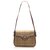 Burberry Brown Plaid Canvas Crossbody Bag Multiple colors Beige Leather Cloth Pony-style calfskin Cloth  ref.264315
