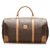 Céline Celine Brown Macadam Travel Bag Light brown Leather Plastic Pony-style calfskin  ref.264376