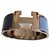 Bracelet clic H Hermès Acier Bleu clair  ref.264445