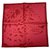 Cartier scarf Red Silk  ref.264462