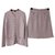 Chanel 17A Paris-Cosmopolite Cardigan Skirt Suit Set Lion Buttons Pink Tweed  ref.264496