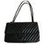 2.55 Chanel Timeless Classic Reissue Chevron SO BLACK Leather  ref.264500