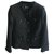 Chanel Piccola giacca nera Nero Tweed  ref.264537