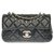 Timeless Chanel Rare Extra Mini rectangle in midnight blue quilted leather, Garniture en métal argenté Navy blue  ref.264758