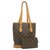 Louis Vuitton Bucket Brown Cloth  ref.264828