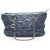 Chanel Blue Paris-Byzance Tweed On Stitch Shoulder Bag Leather Pony-style calfskin Nylon Cloth  ref.264846