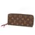 Louis Vuitton portofeuilles Clemence Womens long wallet M60742 fuschia Cloth  ref.265019