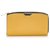 Carteira longa de couro Burberry Yellow Madison Amarelo Bezerro-como bezerro  ref.265169