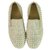 Christian Louboutin off White Roller Boat spike-embellished slip-on trainers size 38 Cream Leather  ref.265210