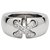 Chaumet ring ,"Connections", white gold and diamonds.  ref.265249