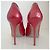 Sergio Rossi Leder Pumps in Rot Rose Pink - Ansicht 2