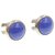 Boucle d'oreille Hermès Métal Bleu  ref.265100