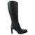 Square Toe Boots - Vintage! Black Leather  ref.265225