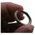 autentico anello sciarpa hermès modello kyoto in acciaio argentato e pelle Silver hardware  ref.265266
