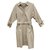 womens Burberry vintage t trench coat 40 Beige Cotton Polyester  ref.265294