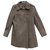 Tara Jarmon t coat 40 Dark brown Cashmere Wool Nylon  ref.265416