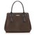 Burberry Brown Leather Handbag Dark brown Pony-style calfskin  ref.265537