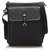 Gucci Black GG Canvas Crossbody Bag Leather Cloth Pony-style calfskin Cloth  ref.265554