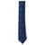 Hermès Hermes blaue Krawatte mit Punkten Seide  ref.265632